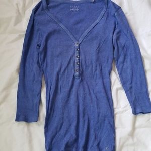 Blue perfect henley